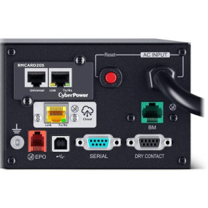 CyberPower PR1500RTXL2UC Rack/Tower UPS, UL Rated, Rotatable LCD panel, 8× NEMA 5-15R, Expanded runtime